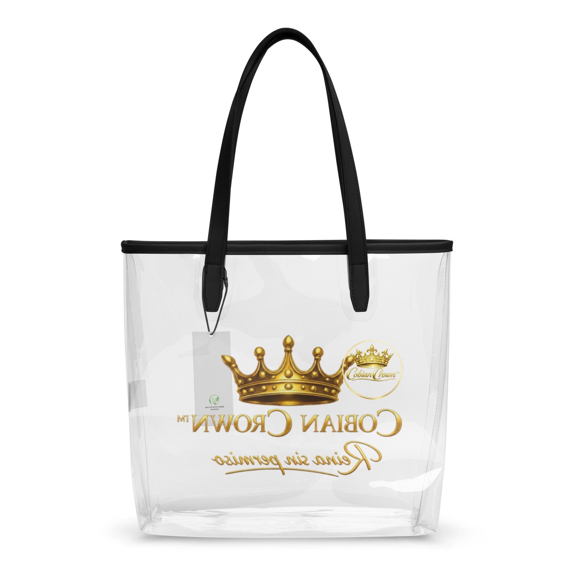 Clear Tote Bag – Reina Sin Permiso (Cobian Crown™)