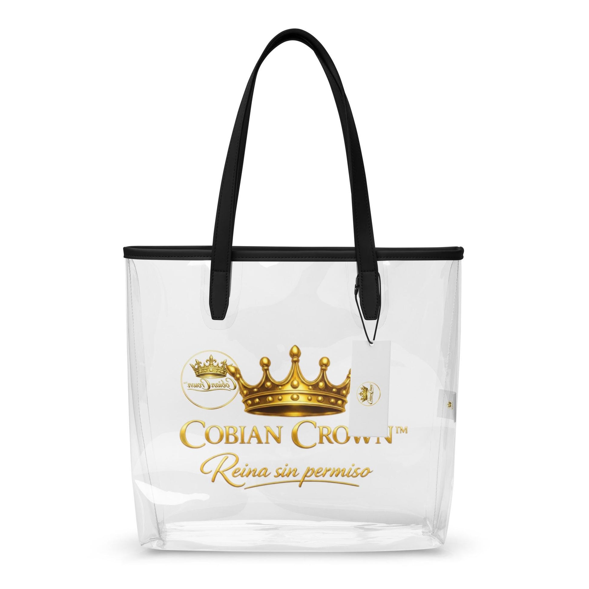 Clear Tote Bag – Reina Sin Permiso (Cobian Crown™)