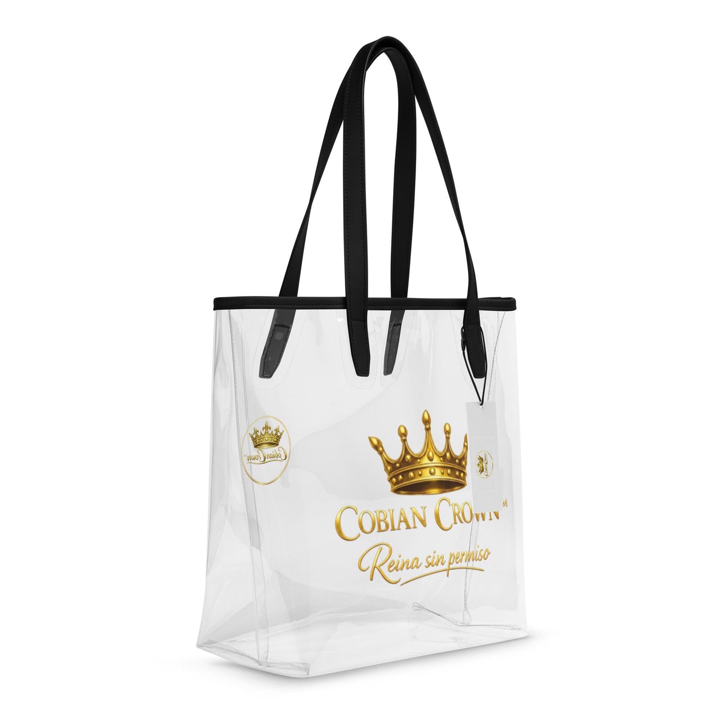 Clear Tote Bag – Reina Sin Permiso (Cobian Crown™)