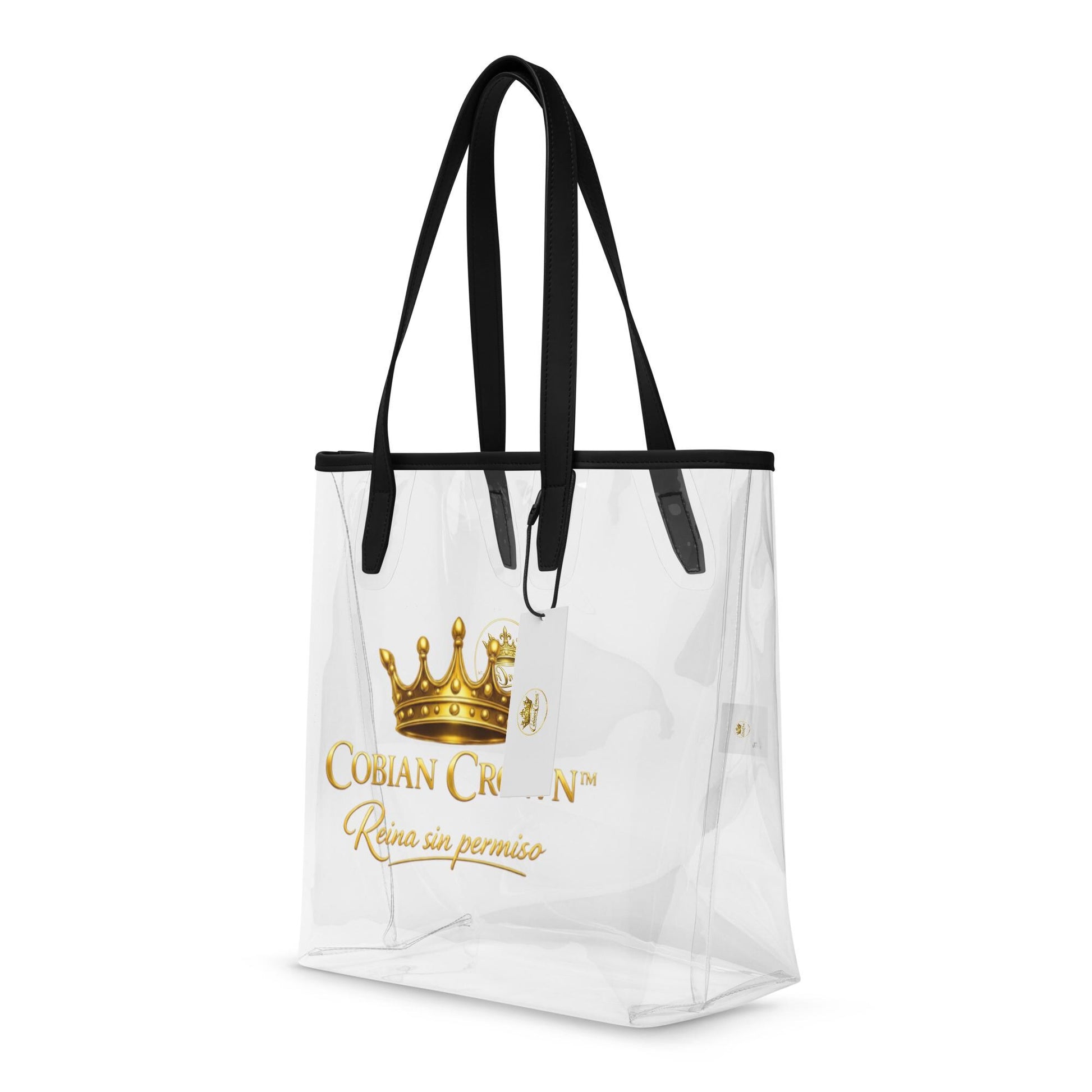 Clear Tote Bag – Reina Sin Permiso (Cobian Crown™)